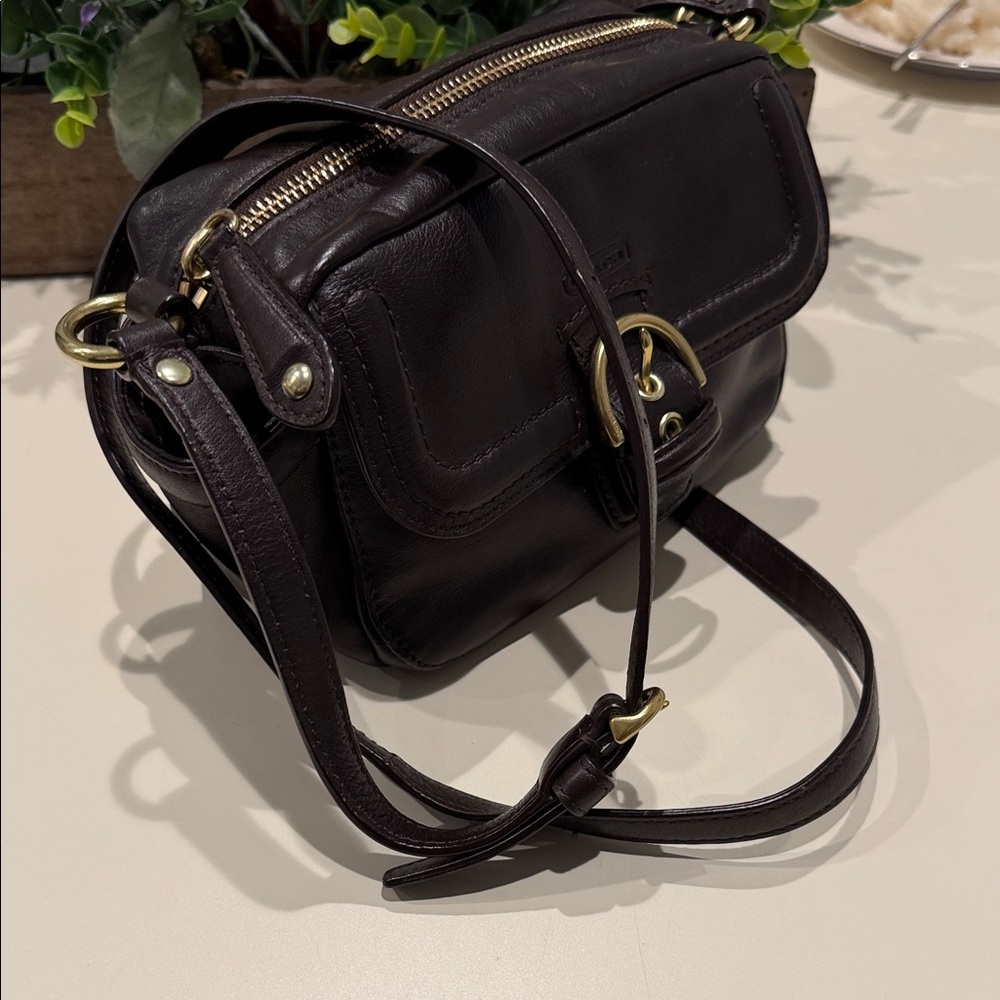 Vintage COACH Campbell Leather Camera Crossbody Bag - Picture 6 of 15